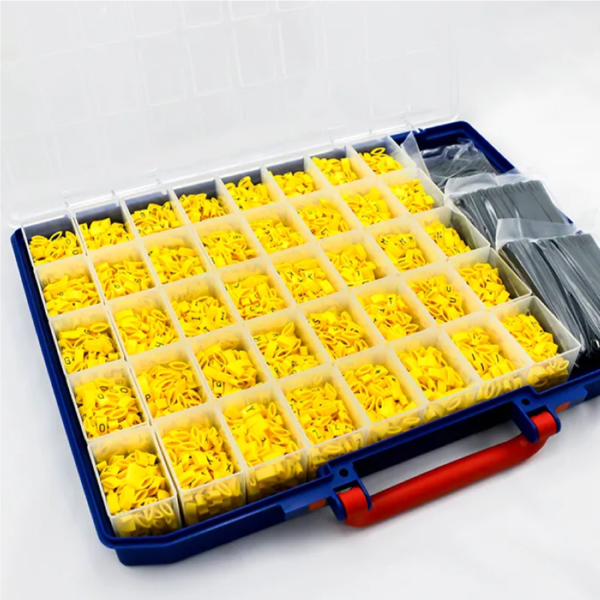 SWA MK1BY3CS - Marker Kit K-Type Black Yellow With Carrier Strips
