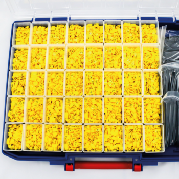 SWA MK1BY3CS - Marker Kit K-Type Black Yellow With Carrier Strips