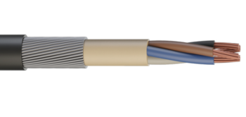 4 Core 6944X SWA PVC Steel Wire Armoured Cable