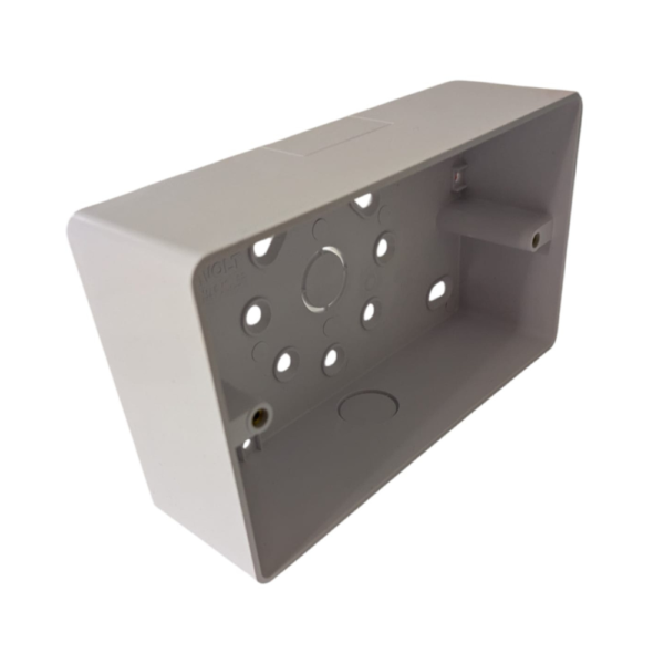 Dietzel Univolt SFR2/44 - 44mm Double Gang Soft Plastic Surface Box