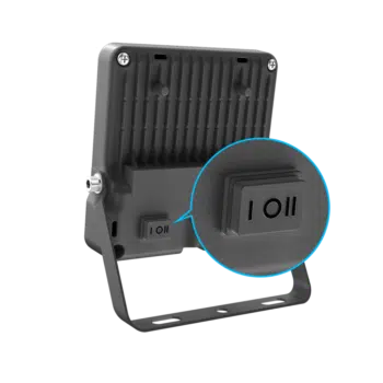 Dunham II DU2B-30TP CCT 30W PIR Floodlight 4 Core Flex - Black