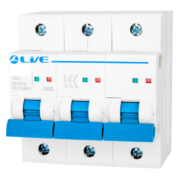 Live Electrical CZ3100C 3P 100A MCB 10kA Curve C