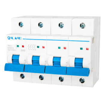 Live Electrical CZ480C 4P 80A MCB 10kA Curve C