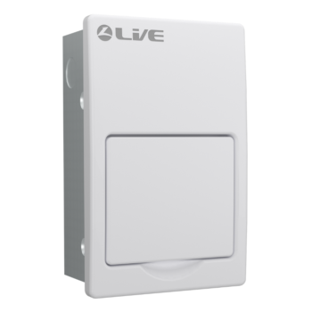 Live Electrical FMC04 4 Module Flush Mounted Metal Enclosure