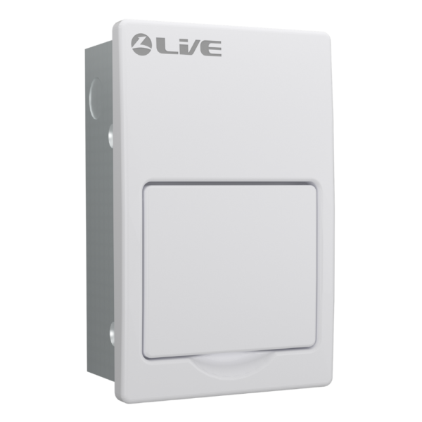 Live Electrical FMC04 4 Module Flush Mounted Metal Enclosure