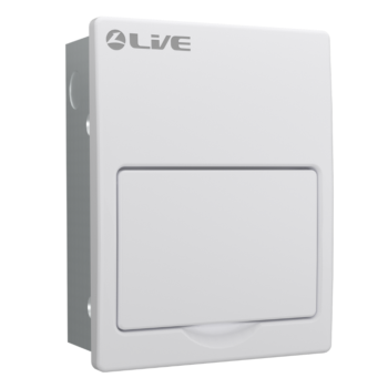 Live Electrical FMC06 6 Module Flush Mounted Metal Enclosure