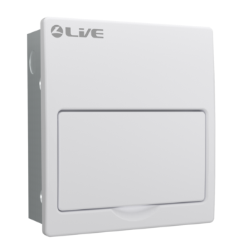 Live Electrical FMC08 8 Module Flush Mounted Metal Enclosure