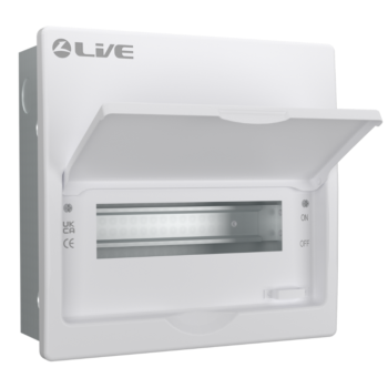 Live Electrical FMC10 10 Module Flush Mounted Metal Enclosure