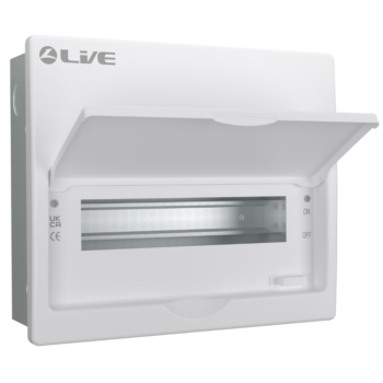 Live Electrical FMC12 12 Module Flush Mounted Metal Enclosure