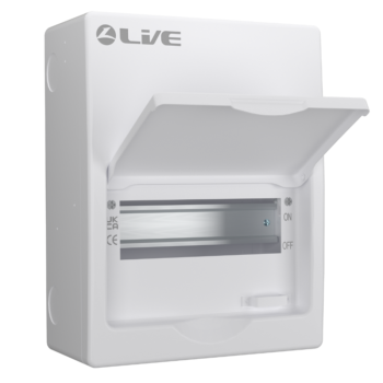 Live Electrical LSMC08 8 Module Metal Enclosure