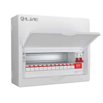 Live Electrical LSMC14/100 100A Main Switch 12 Way Consumer Unit