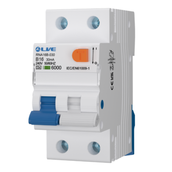 Live Electrical RNA16B-030 RCBO A Type DP Bi-Directional 16A B Curve 30mA
