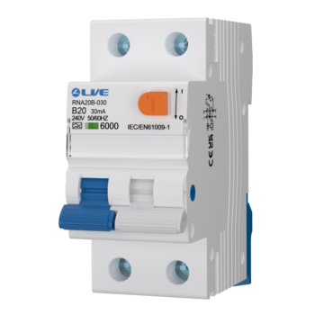 Live Electrical RNA20B-030 RCBO A Type DP Bi-Directional 20A B Curve 30mA
