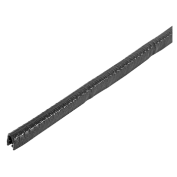 Unicrimp QGT3B Grommet Strip Edge Roll - 5mm x 8mm x 3M (Black)
