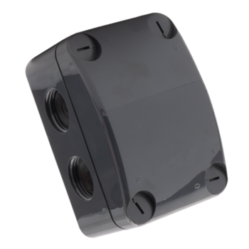 Unicrimp QOE5553AGYF IP66 Box with 4 x 3 Way Lever Connectors - Grey