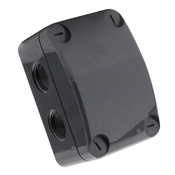 Unicrimp QOE5553AGYF IP66 Box with 4 x 3 Way Lever Connectors - Grey