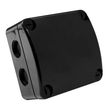 Unicrimp QOE8553BLKF IP66 Box with 4 Lever Connectors - Black