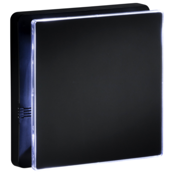 Knightsbridge EX5TMB IP45 100mm LED Backlit Extractor Fan with Overrun Timer - Matt Black