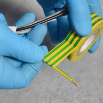 Unicrimp 1920YG Green and Yellow Tape 19mm x 20mm