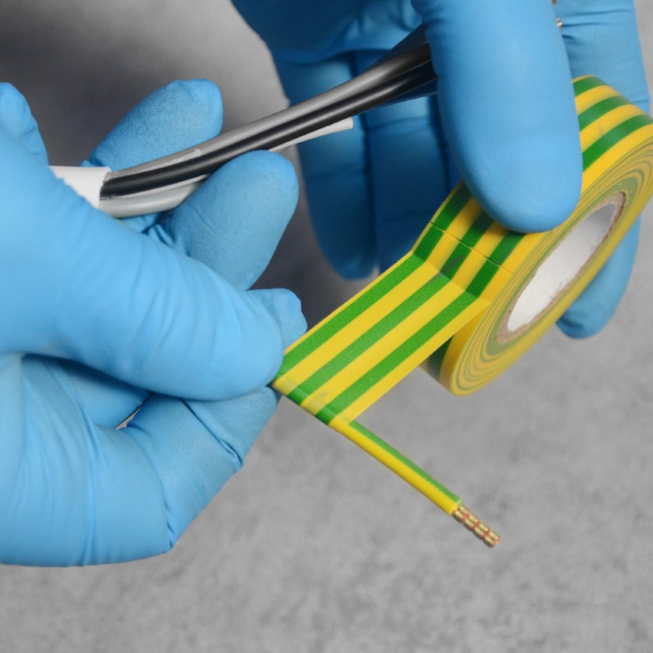 Unicrimp 1920YG Green and Yellow Tape 19mm x 20mm