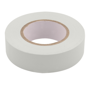 Unicrimp 1933W White PVC Tape 19mm x 33M