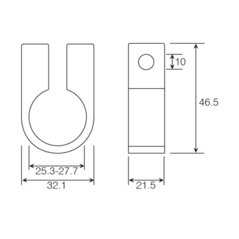 Unicrimp QC11 Black Cable Cleats - Pack of 50