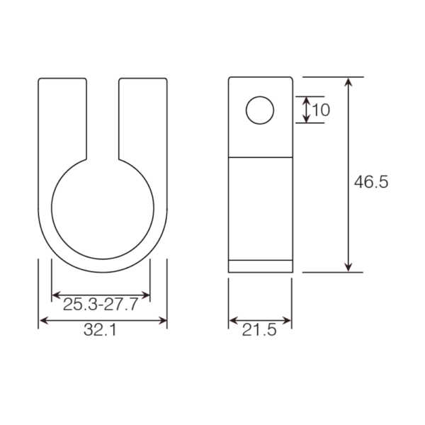 Unicrimp QC11 Black Cable Cleats - Pack of 50