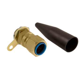 Unicrimp QCW25-LSF External Brass Gland 25mm LSF
