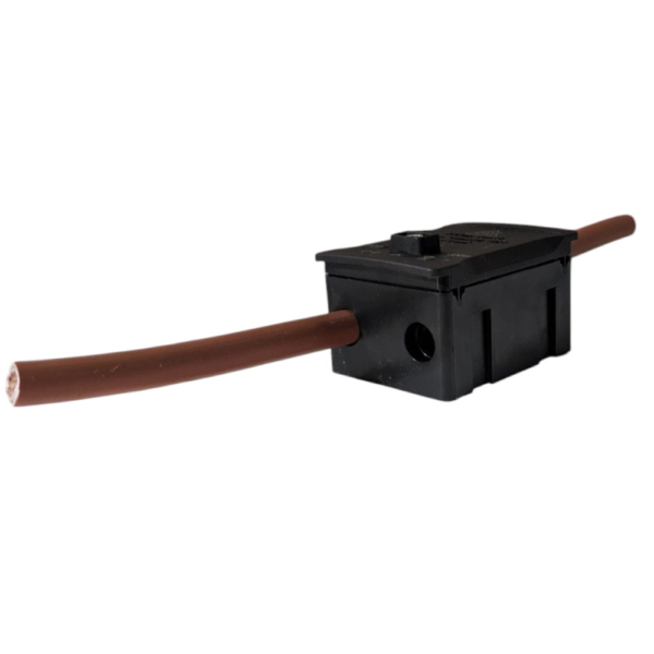 WCED WTB5-BK 5Way 100A Single Pole Terminal Block Black