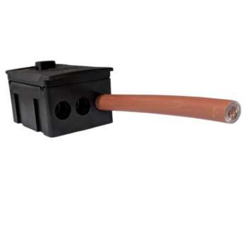 WCED WTB5-BK 5Way 100A Single Pole Terminal Block Black