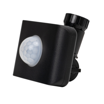 ALL LED AFL/PIR/BK Carbon Black IP65 PIR Sensor With Q-Nex Plug & Play Technology