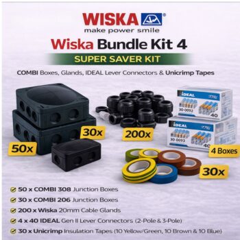 All-in-One Wiska COMBI Box & Gland Kit – Super Saver for Bulk Electrical Jobs