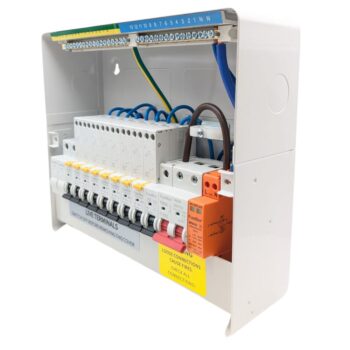 FuseBox F2010MX/KIT8 10 Way SPD Consumer Unit Kit with 8 RCBOs