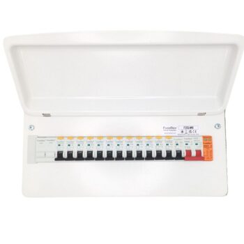 FuseBox F2014MX/KIT12 14 Way SPD Consumer Unit Kit with 12 RCBOs