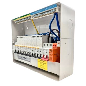 FuseBox F2014MX/KIT12 14 Way SPD Consumer Unit Kit with 12 RCBOs