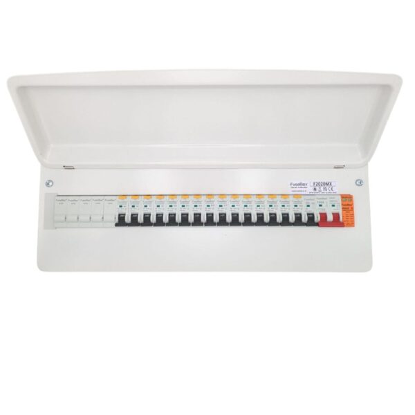 FuseBox F2020MX/KIT15 20 Way SPD Consumer Unit Kit with 15 RCBOs