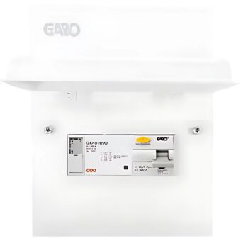 Garo G6EV40PME EV Consumer Unit with 40A Type A RCBO and PEN Fault Detection – 18th Edition-Compliant Metal Enclosure