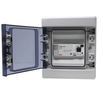Garo GC6EV40PME IP65 EV Consumer Unit with Double Pole 40A Type A RCBO and PEN Fault Detection – Outdoor ABS Enclosure
