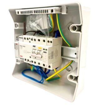 Garo GCS8EV40PME IP65 EV Consumer Unit with B40A Type A RCBO, PEN Fault Detection & Surge Protection