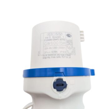 Straight blue 32A 2P+E Gewiss industrial plug with nickel-plated contacts and robust housing for site and mobile power setups.