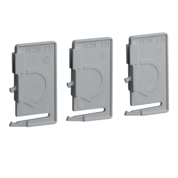 Hager MZN121 Inter-Pole Barrier Set for MCB (1 Set of 3)