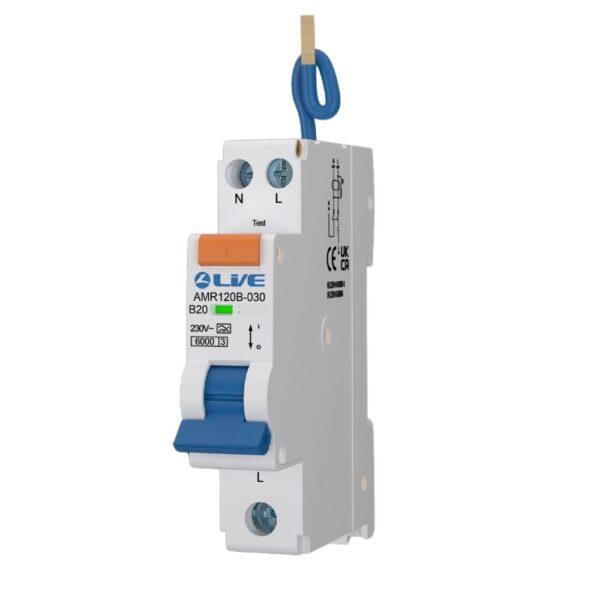 Live Electrical AMR132B-100 100mA Bi-Directional Type A Compact RCBO 32A B Curve