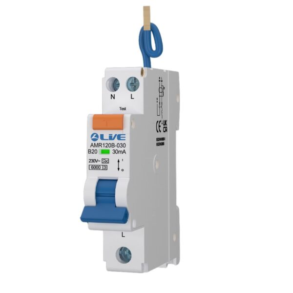 Live Electrical AMR132B-100 100mA Bi-Directional Type A Compact RCBO 32A B Curve