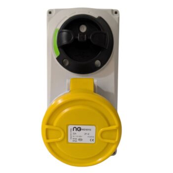 Niglon 16113 32A 110V IP44 Compact Interlocking Switched Socket