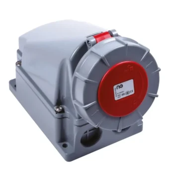 Niglon 17183 63A 415V IP67 Industrial 5 Pin Socket with Back-Box