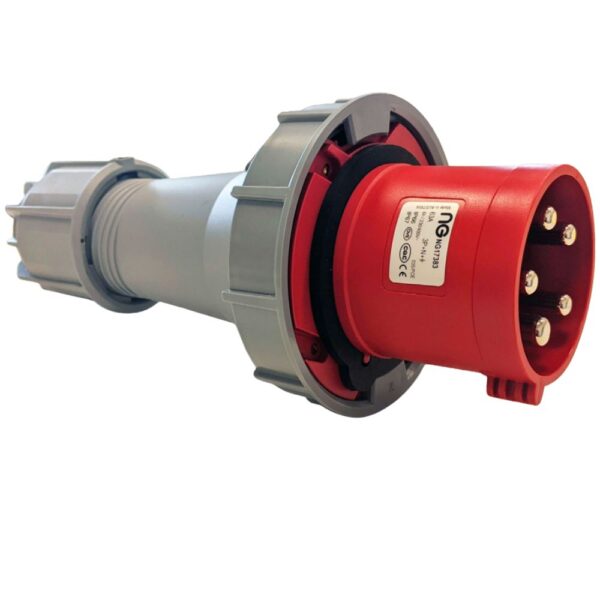 Niglon 17395 125A 415V IP66/IP67 In-Line 5 Pin Industrial Plug