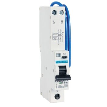 Niglon AFDD6B1-40A2 1P+N 30mA Curve B 6kA Bi-Directional AFDD RCBO