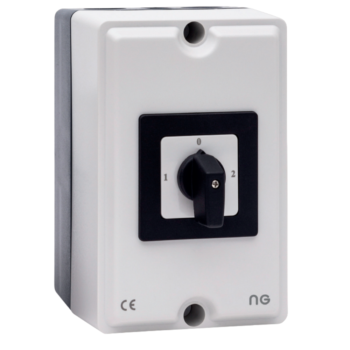 Niglon CS634P 63A 440V IP65 Insulated Changeover Switch