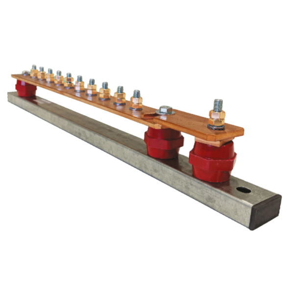 Niglon EDB10D 400A 10-Way Earthing Busbar with Link