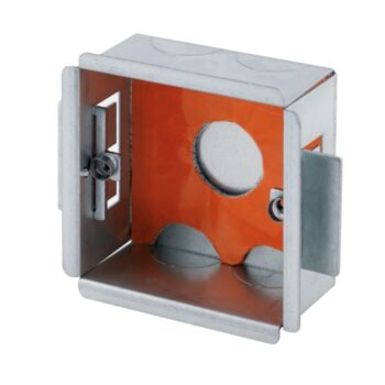 Niglon FR471 1 Gang 47mm Dry Lining Fire Rated Metal Back Box